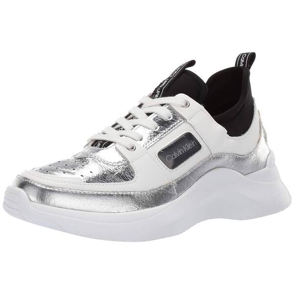 Shop Calvin Klein Womens Neoprene Low Top Lace Up Fashion Sneakers
