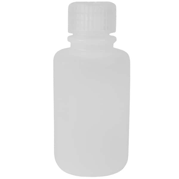 Nalgene HDPE Plastic Narrow Mouth Storage Bottle - 2 oz. - Clear - 2 oz.
