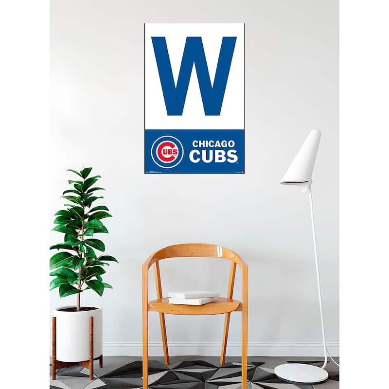Chicago Cubs - W Art Poster - 24 x 36 Inch