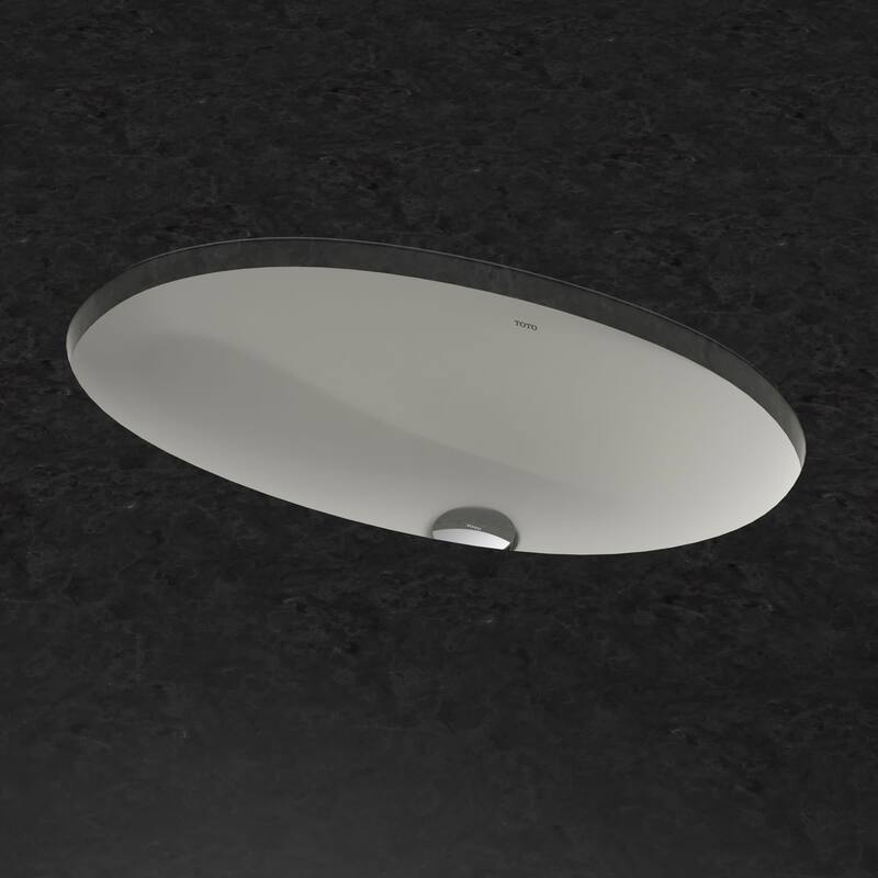 TOTO 23-1/4" Oval Vitreous China Undermount Bathroom Sink with