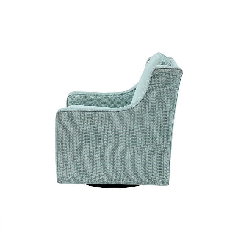 Madison Park Harris Upholstered Swivel Armchair