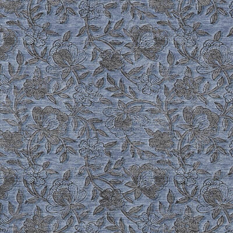 HomeRoots Floral Transitional Rectangle Outdoor Rug