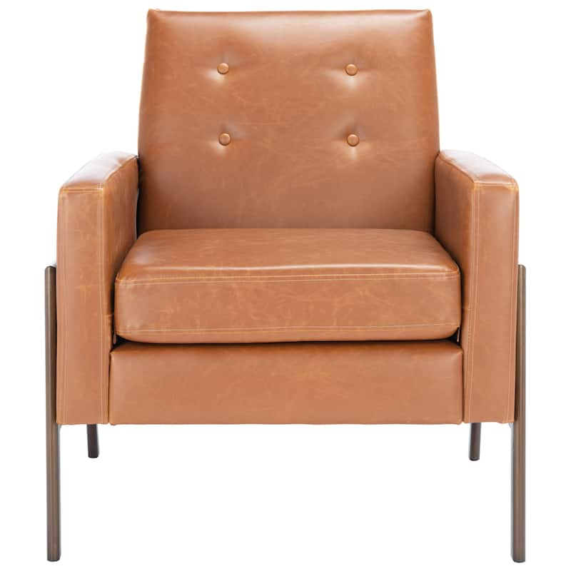 SAFAVIEH Roald Mid-Century Modern Sofa Accent Chair - 29" W x 29" L x 33.5" H