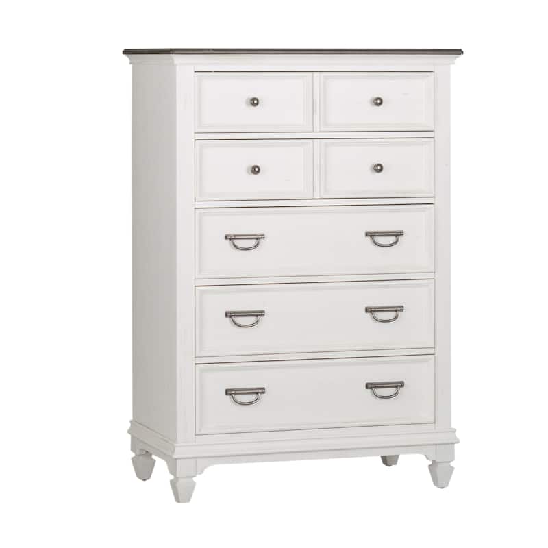 Liberty Furniture Allyson Park Panel Bed, Dresser & Mirror, Chest, Night Stand - Various Sizes