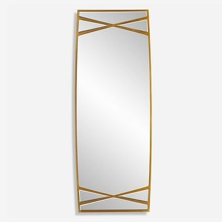 Uttermost Gentry Oversized Gold Mirror - 30"W x 78"H x 1.75"D
