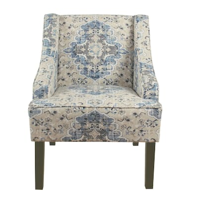 Porch & Den Holman Fabric Upholstered Swoop Armchair