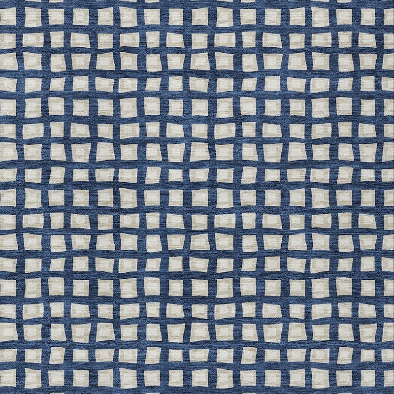 HomeRoots Geometric Transitional Rectangle Outdoor Rug