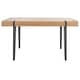Thumbnail 23, SAFAVIEH Alyssa Mid-Century Industrial Rustic Dining Room Table - 59.1" W x 35.4" L x 29.5" H. Changes active main hero.