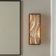 preview thumbnail 6 of 9, Varaluz Flow Vertical Wall Sconce - 2-Light - Hammered Ore