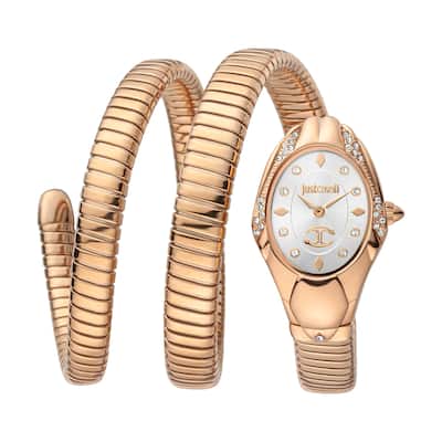 Just Cavalli Women's JC1L185M0025 Quartz Watch - Rose-Tone