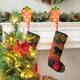 Glitzhome Christmas Marquee LED Stocking Holder - Gift Box