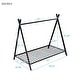 preview thumbnail 3 of 25, Metal Toddler Tent Bed Frame, Twin Size House Bed, Metal Floor Playhouse Bed for Kids, Easy to Assemble, No Box Spring Needed