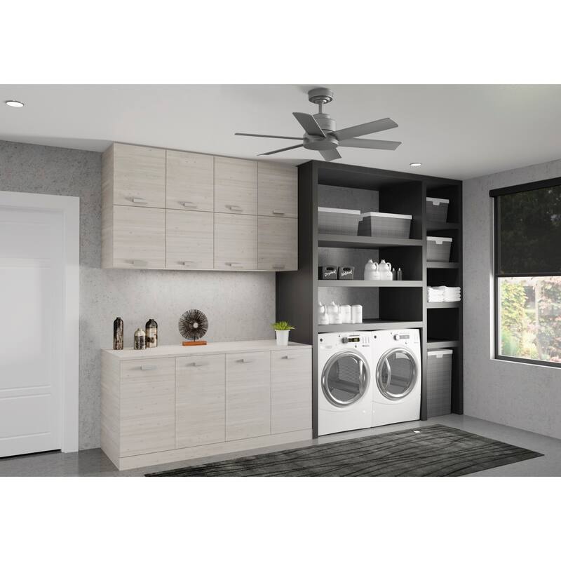 Hunter 44" Kennicott Outdoor Ceiling Fan with Wall Control, Damp Rated - Industrial, Contemporary, Transitional
