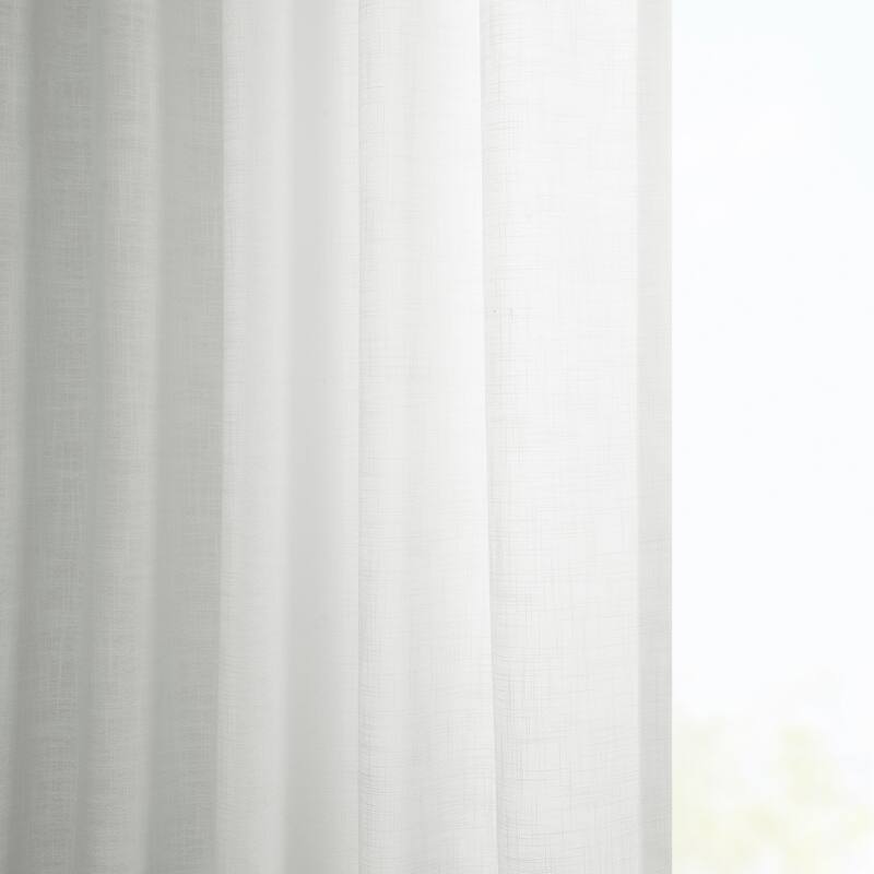 Exclusive Fabrics Classic Faux Linen Curtain (1 Panel)