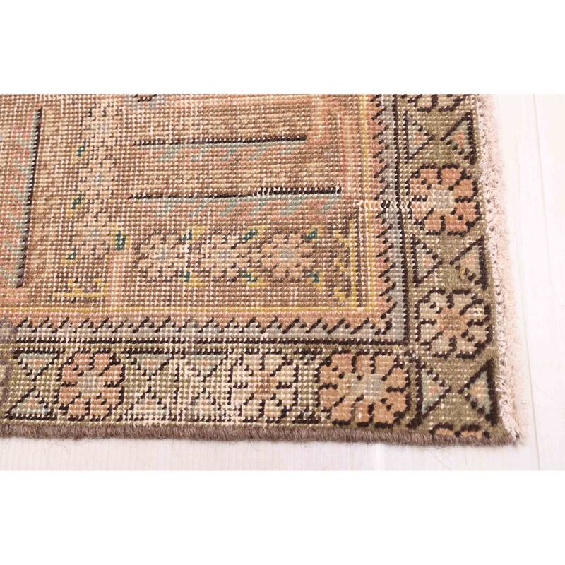ECARPETGALLERY Hand-knotted Antalya Vintage Copper Wool Rug - 9'6 x 12'6