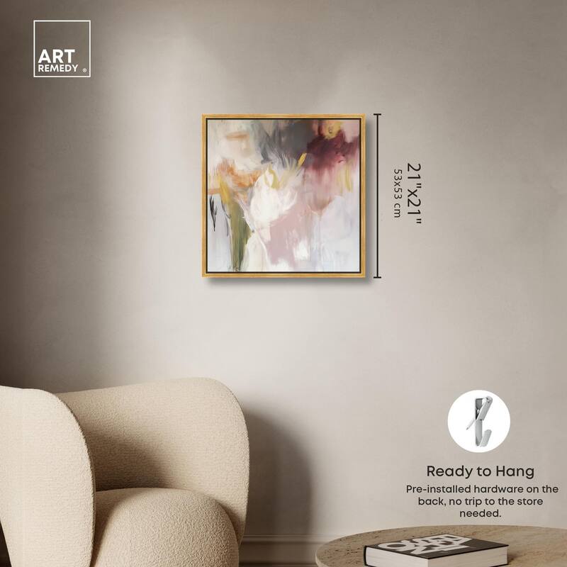 Painterly Energy Canvas by Art Remedy
