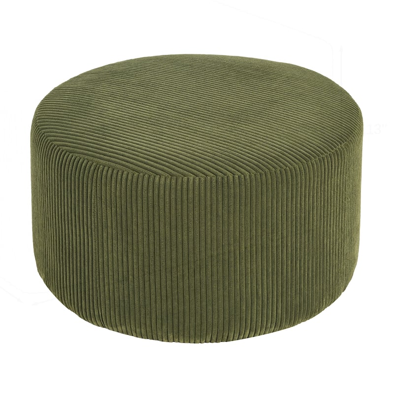Upholstered Round Ottoman