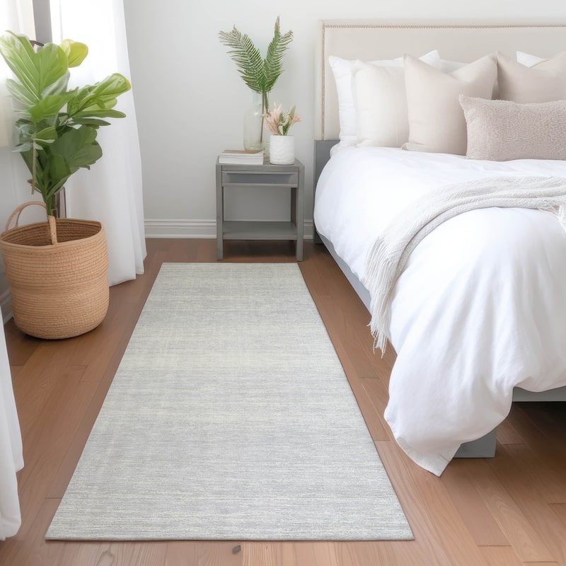 Machine Washable Indoor/ Outdoor Chantille Ombre Stripes Rug