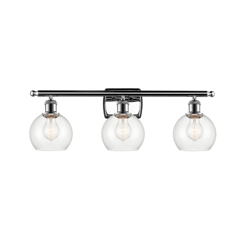 Innovations Lighting 516-3W-9-26 Athens Vanity Athens 3 Light 26" Wide - Polished Chrome / Clear