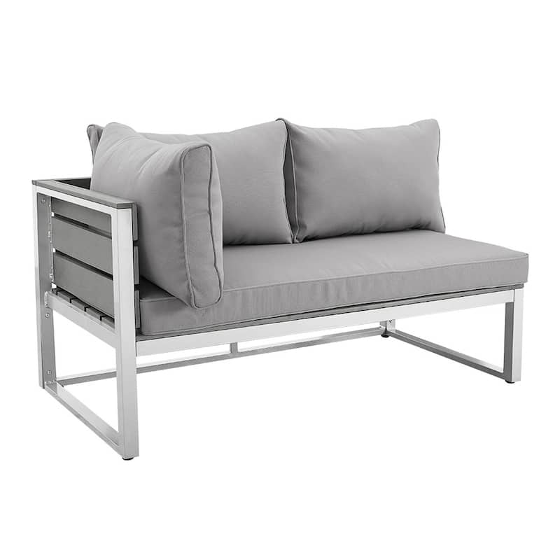 Middlebrook Hampton Grey 4-Piece Outdoor Conversation Set