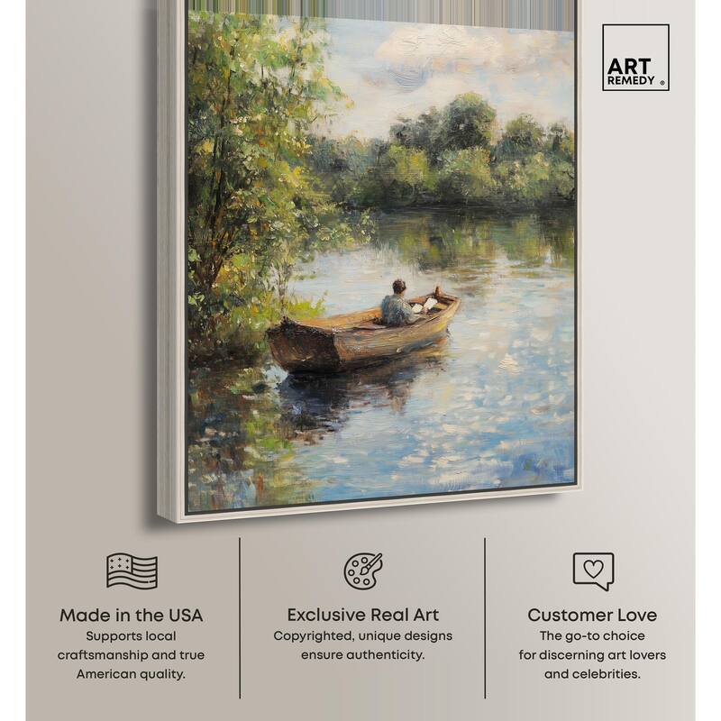 Lost in Thought Canvas by Art Remedy