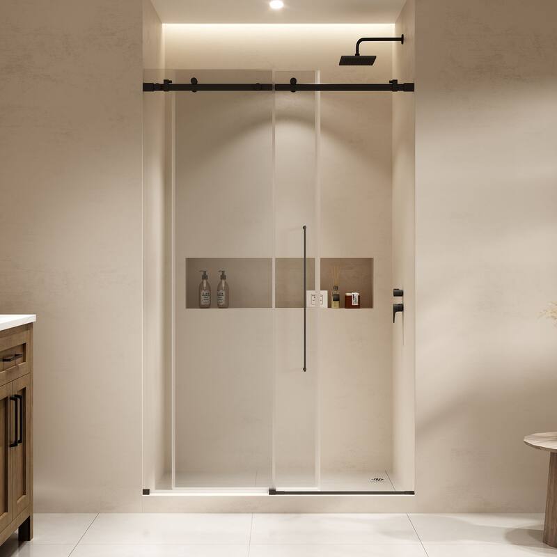 Selby Frameless Sliding Clear Alcove Shower Door