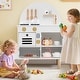 preview thumbnail 22 of 28, Costway Play Kitchen for Kids with Stoves Faucet Sink Microwave Oven - See Details