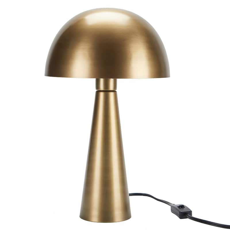 Nourison 16" Mid-Century Mushroom Table Lamp - Gold