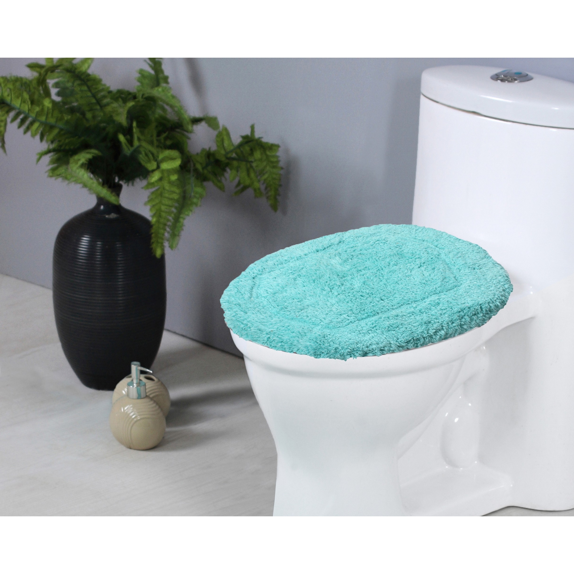 Turquoise toilet online seat cover