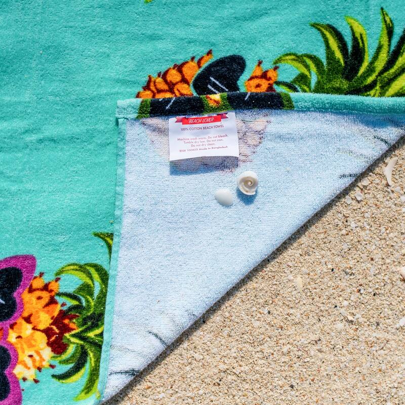 Arkwright Cotton Printed Novelty Beach Towel - 30x60 Inches