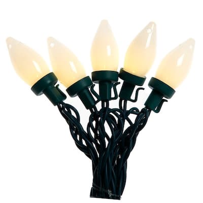 Kurt Adler UL 100-Light Warm White C7 Bulb Light Set