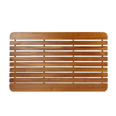 Teak Shower Mat 30"