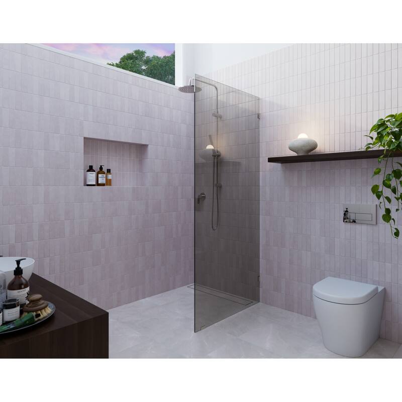 Glass Warehouse GTSFP-30 Ursa 78" High x 30" Wide Shower Screen