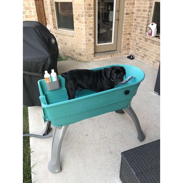 booster bath elevated pet bathing large