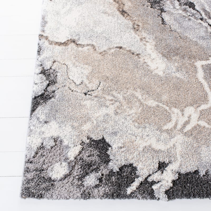 SAFAVIEH Cyrus Shag Kerasoula Abstract 1-inch Thick Rug