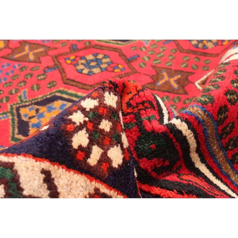 ECARPETGALLERY Hand-knotted Anadol Red Wool Rug - 4'1 x 6'9