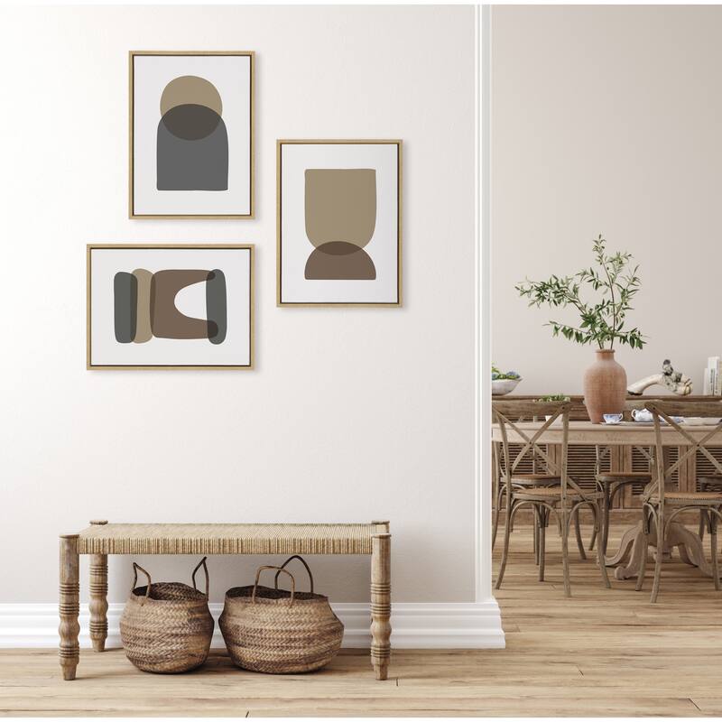 Kate and Laurel Sylvie Arch Moon Frame Canvas by Creative Bunch Studio