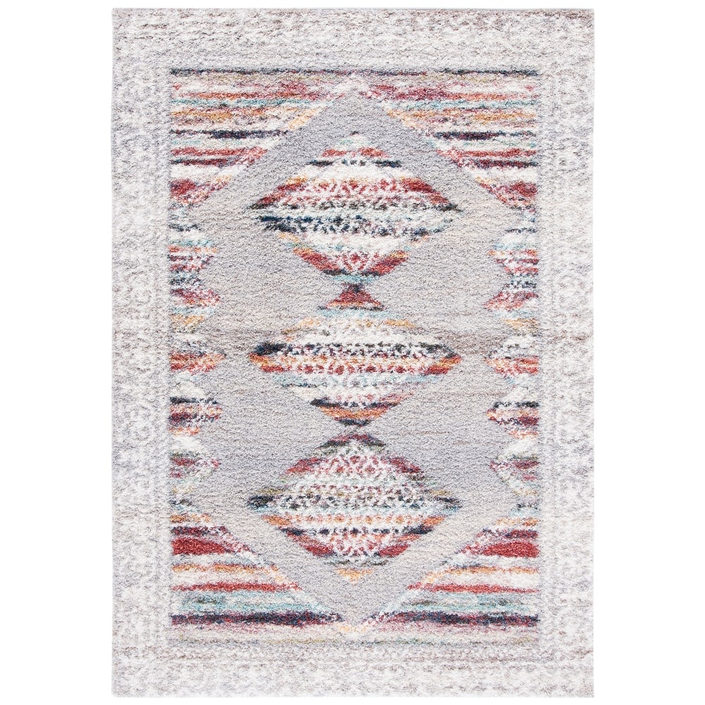 SAFAVIEH Calista Shag Jatta Abstract 1-inch Thick Rug