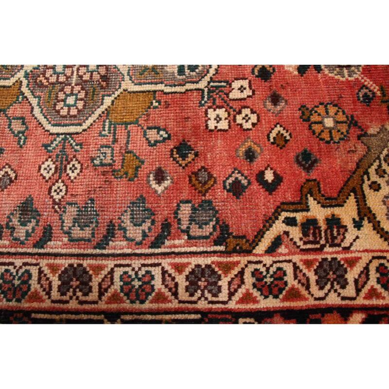 ECARPETGALLERY Hand-knotted Konya Anatolian Light Red Wool Rug - 4'9 x 9'5