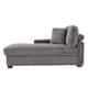 118.4"W Plush Modular Sectional Sofa with Pillows