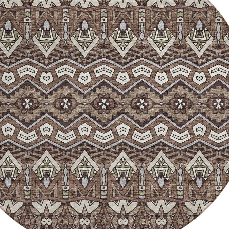 HomeRoots Moroccan Transitional Rectangle Outdoor Rug