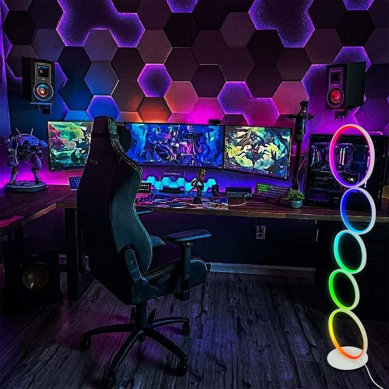 RGB Circular Floor Lamp