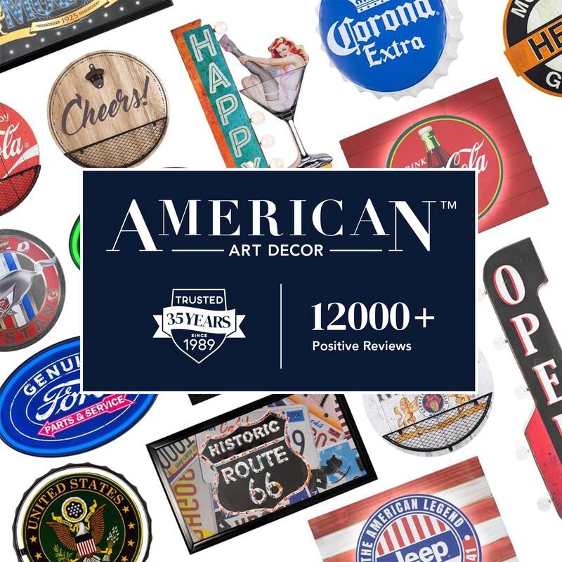Metal LED Ice Cold Beer Marquee Wall Sign - 28" x 9" x 3"