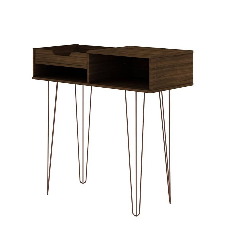 Manhattan Comfort Rockefeller 39.37 Entryway Console with 3 Compartments