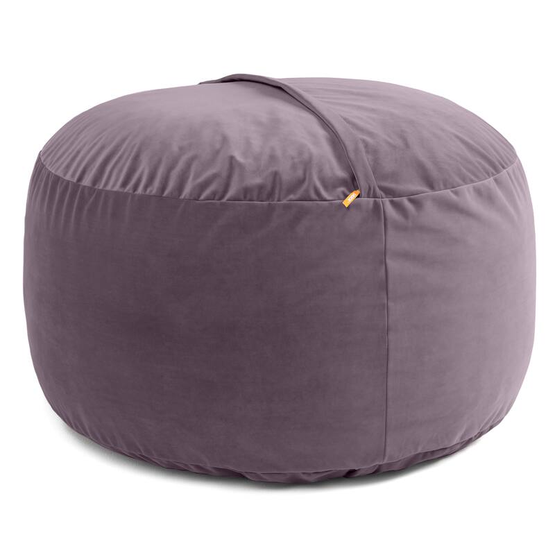 Jaxx Saxx 4ft - Large Round Bean Bag for Adults - Lush Velvet
