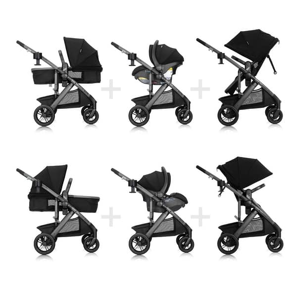 Pivot Suite Modular Travel System with LiteMax Infant Car Seat Bed