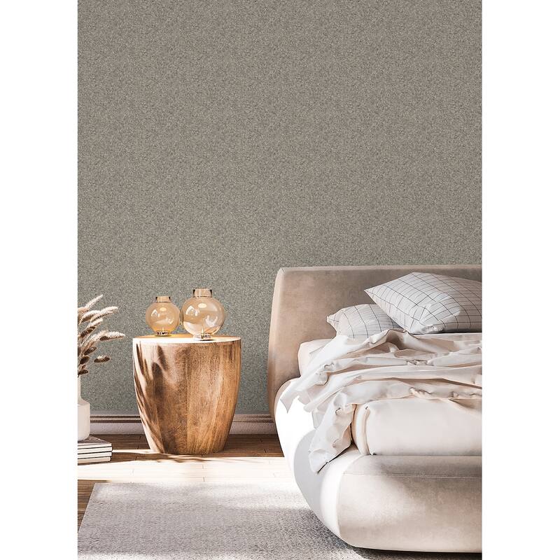 Monumental Grey Peel and Stick Wallpaper