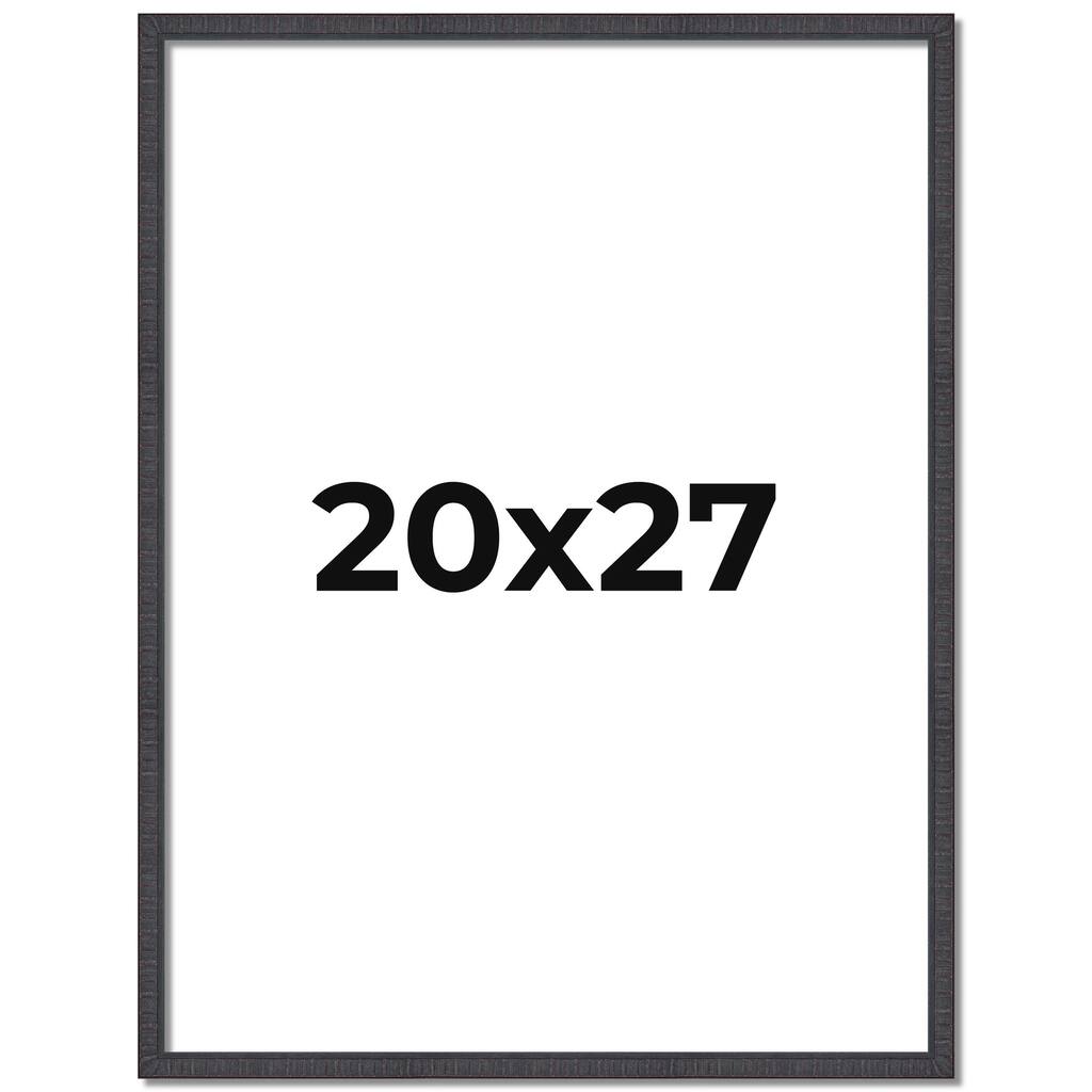 20x27 Frame Brown Solid Wood Picture Frame - Puzzle Frame 20x27 Modern
