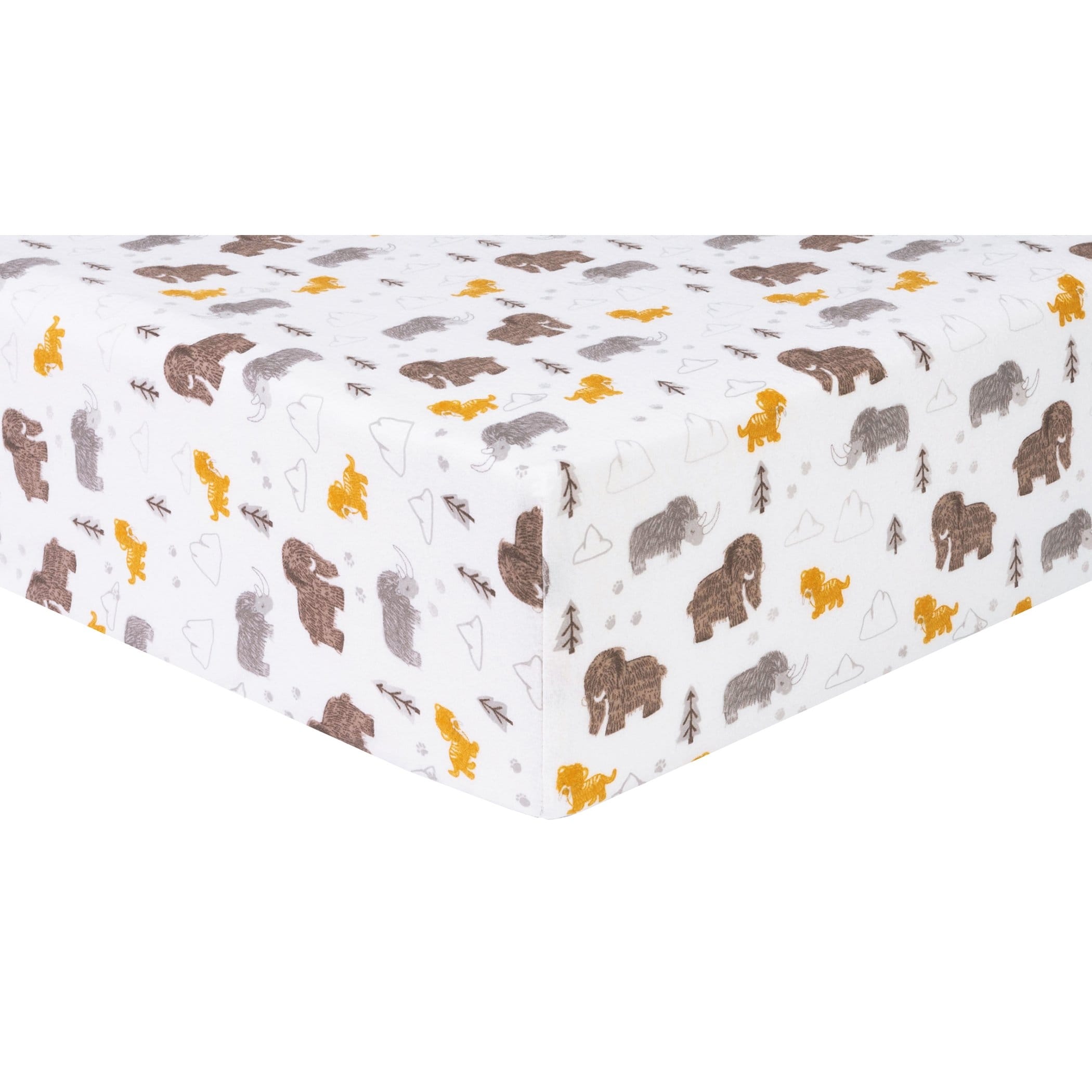 Flannel fitted hot sale crib sheet