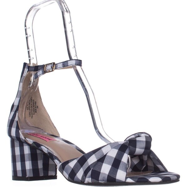 betsey johnson gingham shoes